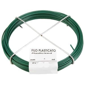 Matassina Filo Plasticato N. 8 Ø 1,6 mm 16 m Verde 30 Pezzi - 2