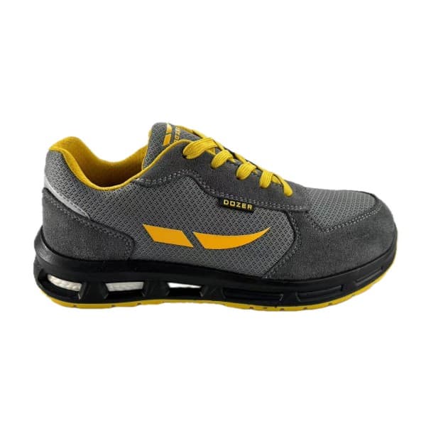 Scarpa Antinfortunistica Bassa Grigia in Pelle Scamosciata N°42 DOZ - 2