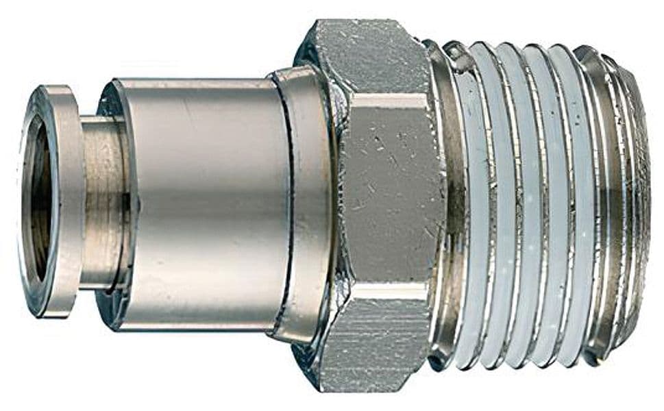 Raccordo Dritto Filettato per Compressori Ø Mm 10X1/4 M 10 Pezzi - 2