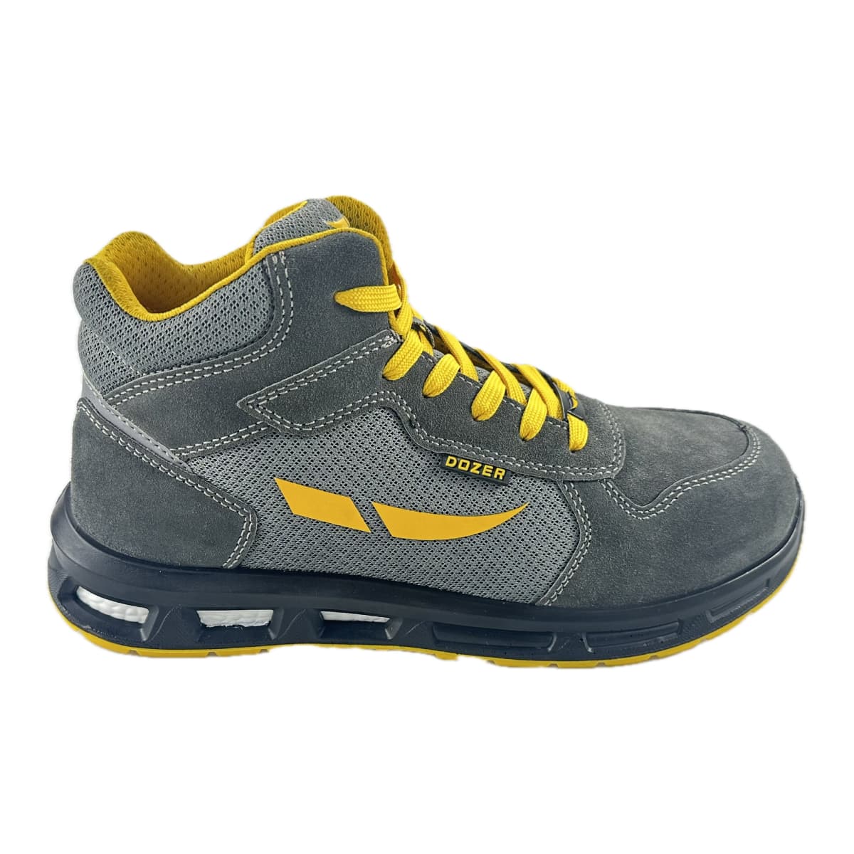 Scarpa Antinfortunistica Alta Grigia in Pelle Scamosciata N°39 DOZ - 2