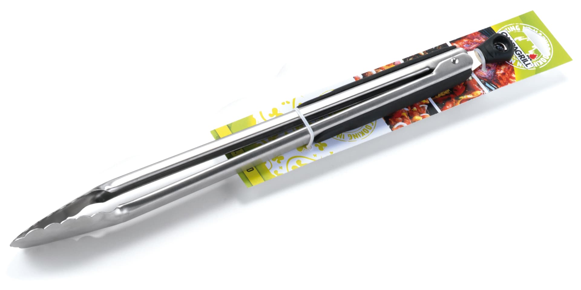 Pinza in Acciaio Inox C Sistema di Bloccaggio Cm 45 Ompagrill - 2