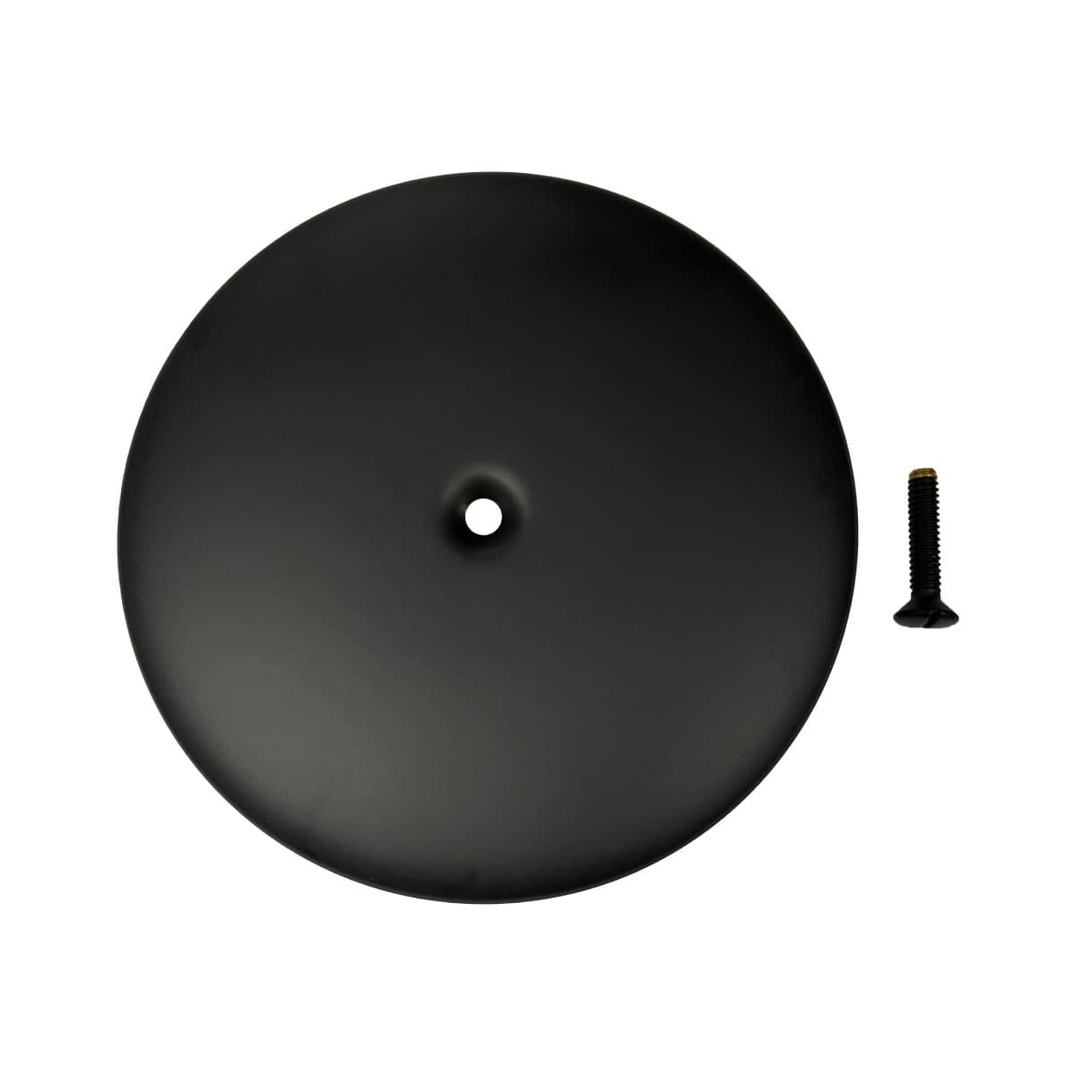 Piattello per Pozzetto a Pavimento Porta e Bini Ottone Nero Opaco 150 mm - 2