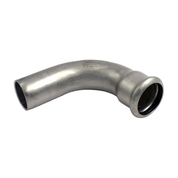 Raccordo Curvo 90 ° Pressare in Acciaio INOX Maschio Femmina Ø 35 RMR - 2