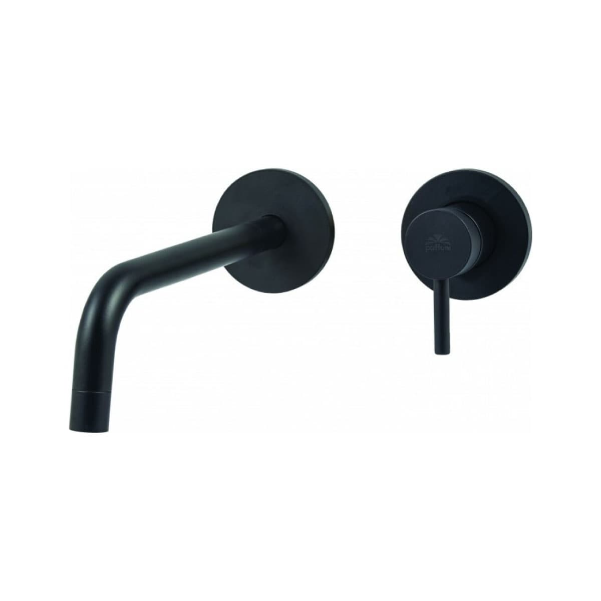 Rubinetto Miscelatore Monocomando Lavabo ½ Nero Opaco Senza Piletta PAF - 2