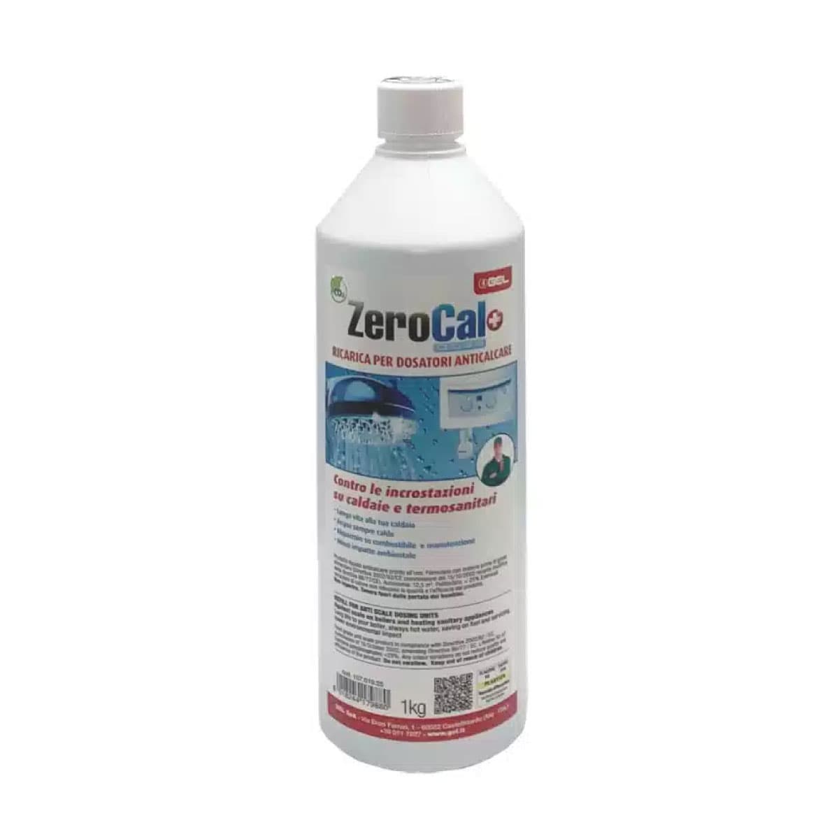 Ricarica Liquida Anticalcare Zerocal+ Dose 1 Litro GEL - 2