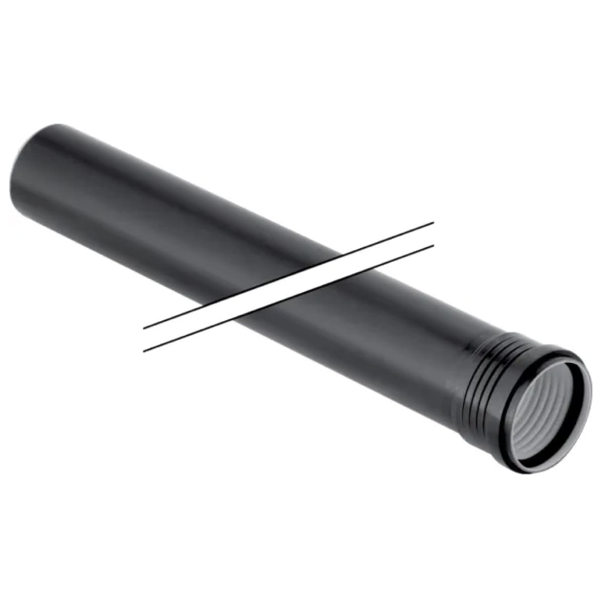 Tubo 1 Bicchiere PP Innesto Guarnizione Silent Ø 110 0,5 m GBR - 2