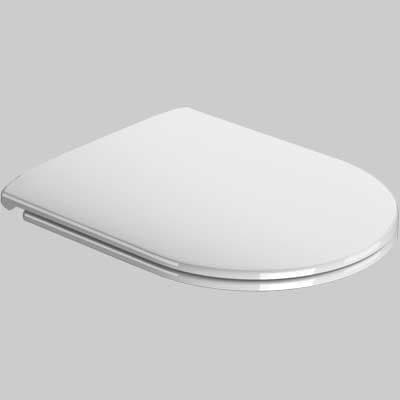 Sedile Termoindurente Bianco Vela Linea Chius. Rallentata Mood Ceramic - 2