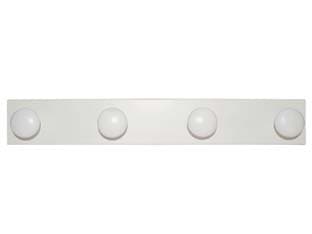 Appendiabiti in Legno 4 Posti Bianco 9 CMX59 - 2