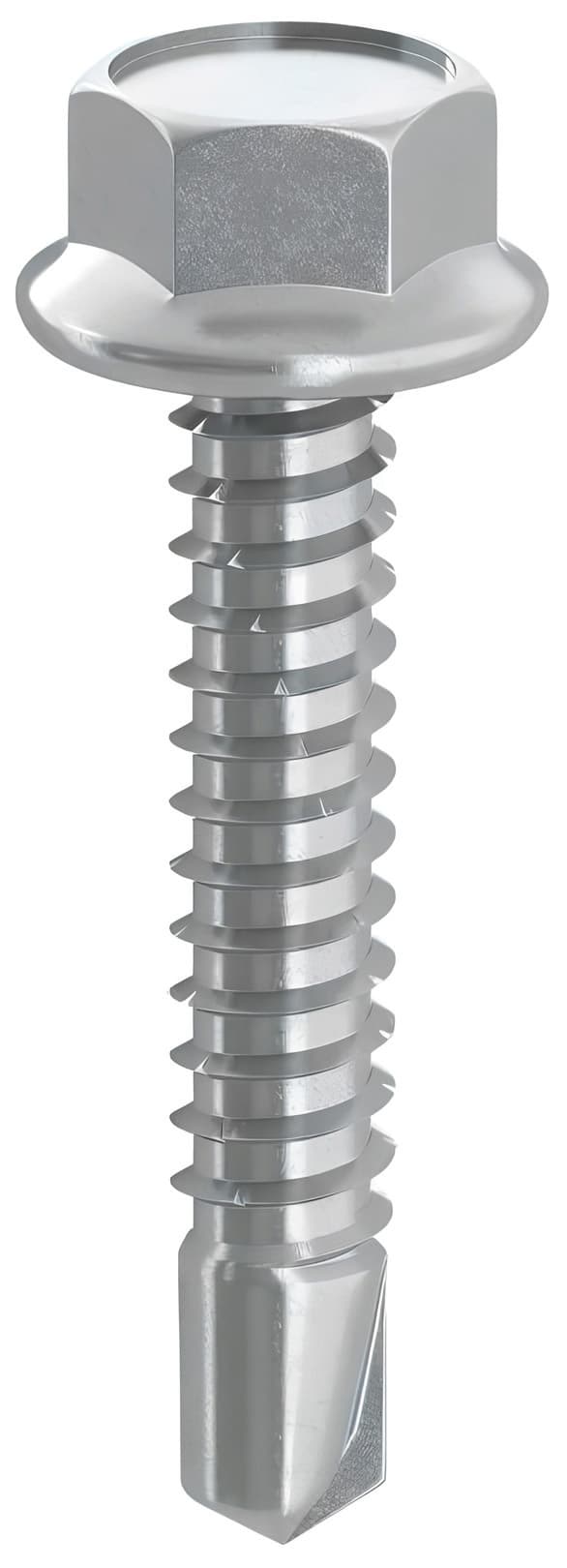 Vite Autoperforante per Ferro TE C Flangia Bombata Mm 6 3 x 60 Ambrovit - 2