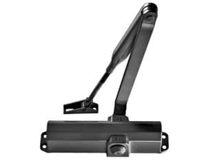 Chiudiporta Aereo IS20 3711 Nero S Fermo, 205 MMX53X46H. (371100005) Iseo - 2