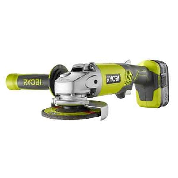 Smerigliatrice Angolare a Batteria R18AG 140S Ryobi Ø 115 18V 4,0AH - 2