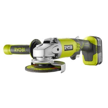 Smerigliatrice Angolare a Batteria R18AG 140S Ryobi Ø 115 18V 4,0AH - 2