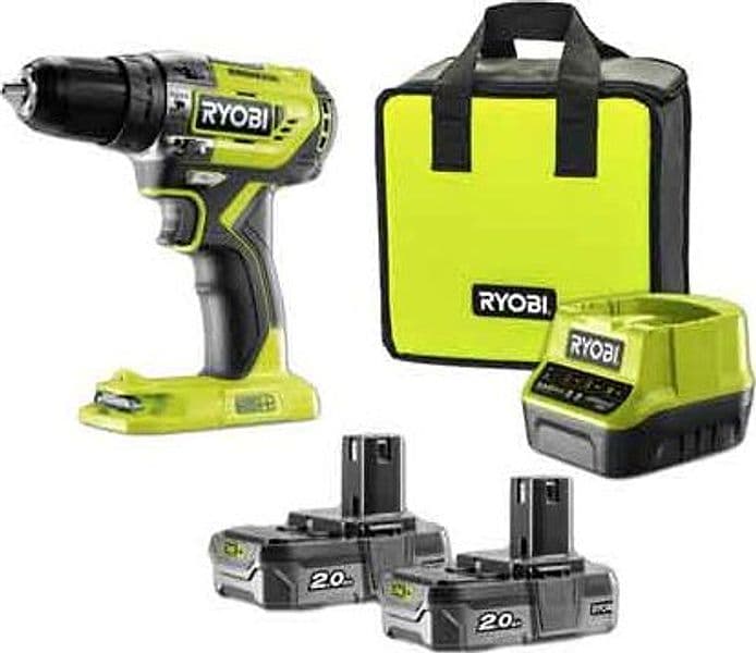 Trapano Avvitatore a Percussione a Batteria Brushless R18PD3 220S 18V Ryobi - 2