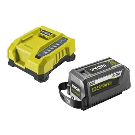 Kit Energy Batteria e Caricabatteria RY36BK60B 160 Ryobi 36V 6,0AH - 2