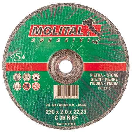 Disco da Taglio per Marmo Sottile Molital Ø 230 x 2,0 mm - 2