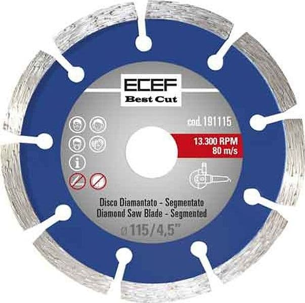 Disco Diamantato Universale Segmentato Ø 115 mm Ecef - 2
