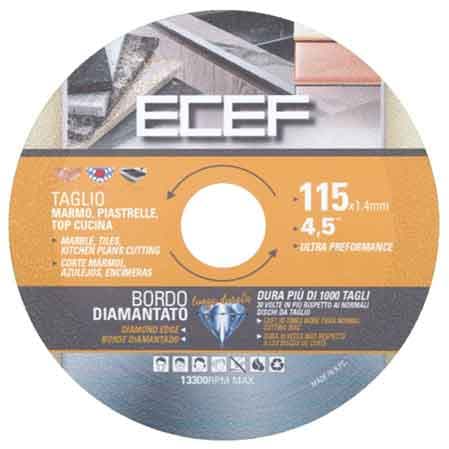 Disco Diamantato per Ceramica Ø 115 mm Ecef - 2