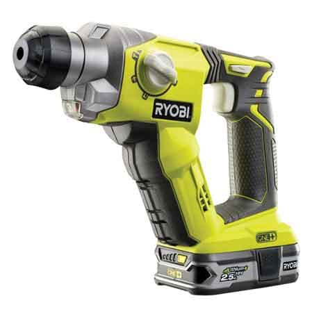 Tassellatore Sds Plus a Batteria R18SDS 125S Ryobi 18V 2,5AH - 2