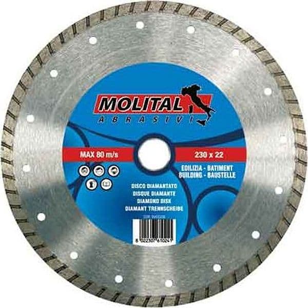 Disco Diamantato Universale Molital Ø 230 mm - 2