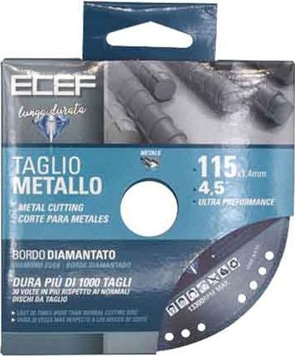 Disco Diamantato per Ferro Ø 115 mm Ecef - 2