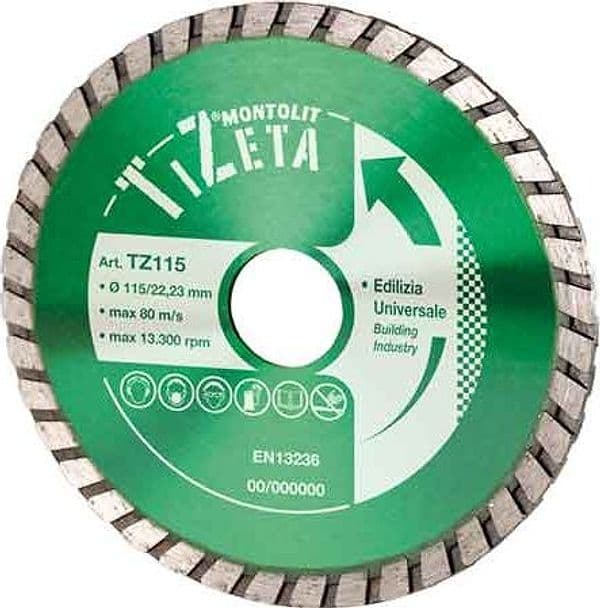 Disco Diamantato Universale Montolit Ø 230 mm Brevetti Montolit