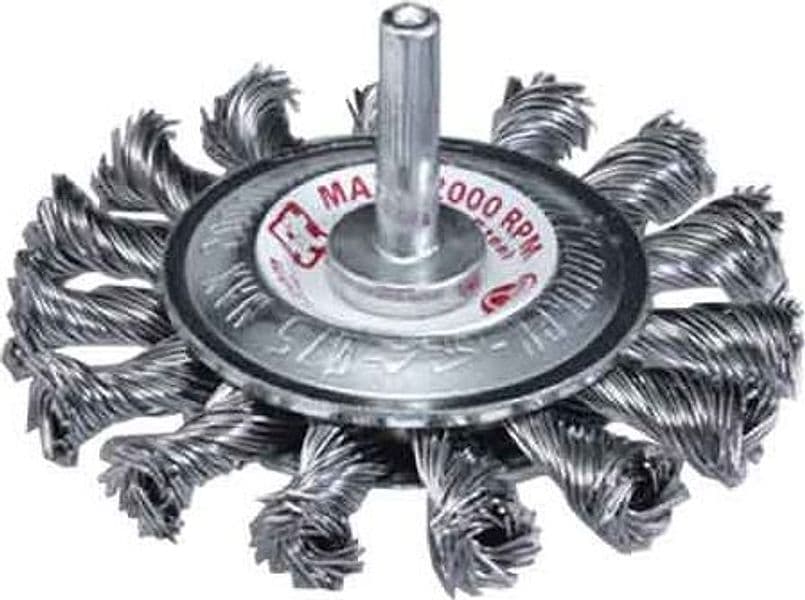 Spazzola Circolare Ritorta con Gambo Sit Ø 70 mm - 2