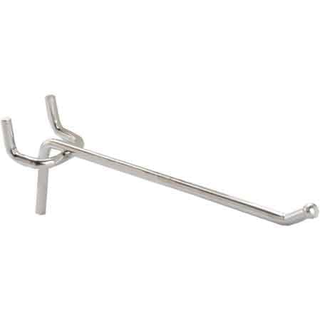 Gancio per Pannello Forato Tipo Semplice 15 cm 100 Pezzi - 2