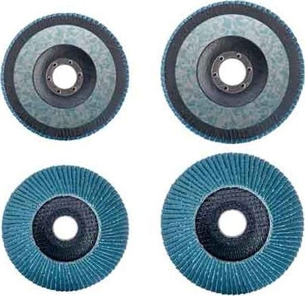 Disco Lamellare allo Zirconio Blue Line Ø 115 x 22 mm Grana 80 10 Pezzi - 2