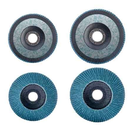 Disco Lamellare allo Zirconio Blue Line Ø 115 x 22 mm Grana 80 10 Pezzi - 2