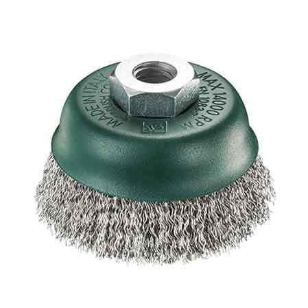 SPAZZOLA A TAZZA INOX SIT Ø 80 mm - 2