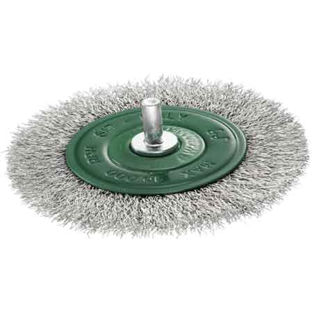 Spazzola Circolare Inox con Gambo Sit Ø Mm 80 - 2
