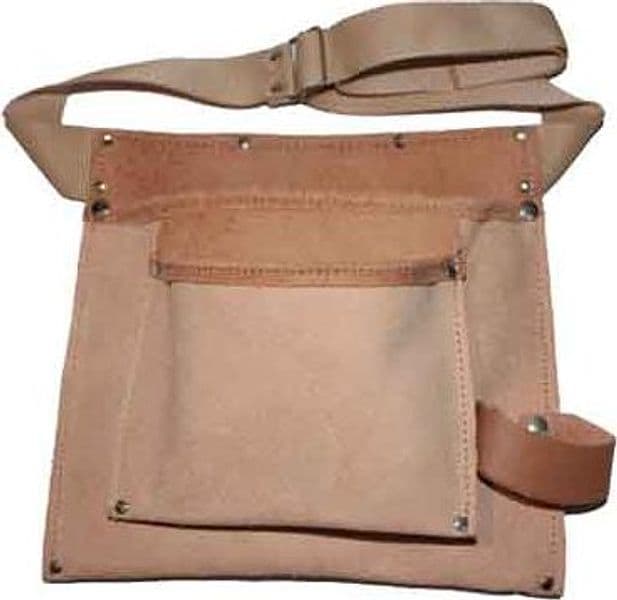 Borsa Carpentiere con Due Tasche Portamartello e Cintura in Nylon - 2