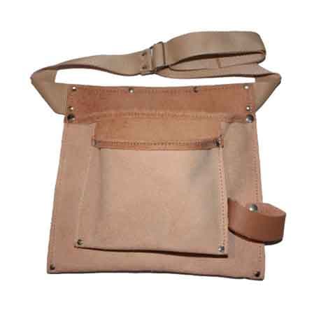 BORSA CARPENTIERE Con due tasche, portamartello e cintura in nylon - 2