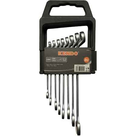 Serie Chiavi Combinate con Supporto Kendo Contenuto 8 19 mm 8 Pezzi - 2