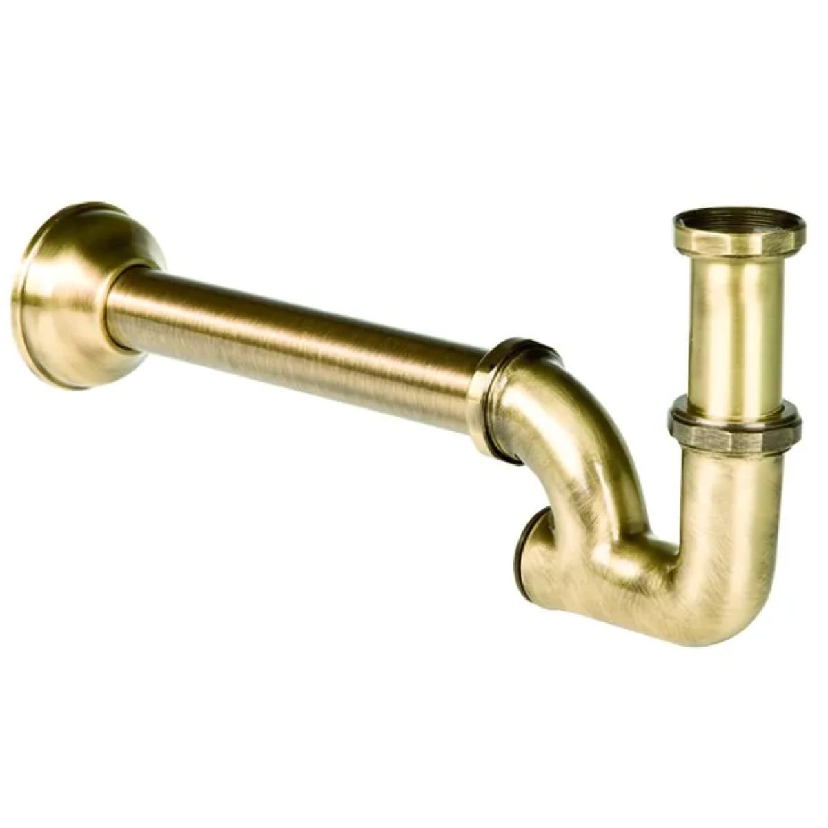 Sifone a Colonna in Ottone Colorato 1¼ Bronzato Porta & Bini Rubinetterie - 2