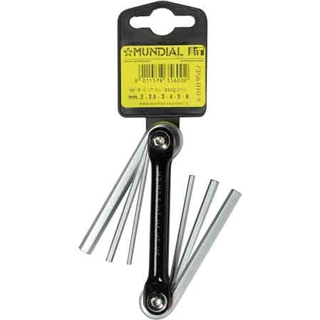 Set Chiavi Esagono Mundial 2,5 3 4 5 6 mm - 2