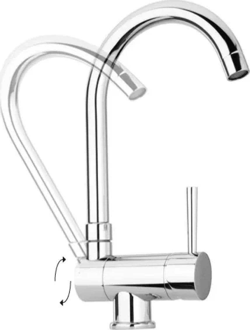 Rubinetto Miscelatore Monocomando per Lavello Stick 3/8 Rubinetteria - 2