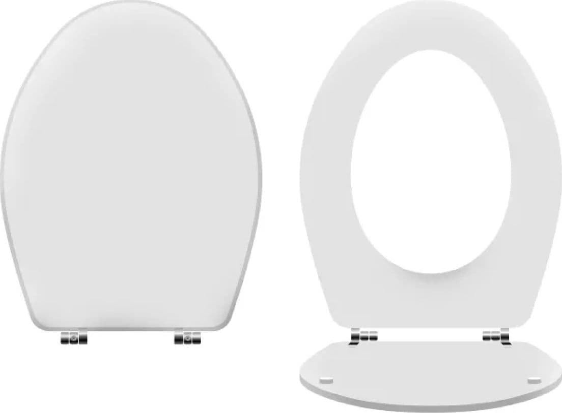 Copri Water MDF per Vaso Anziani Bianco Idroweb