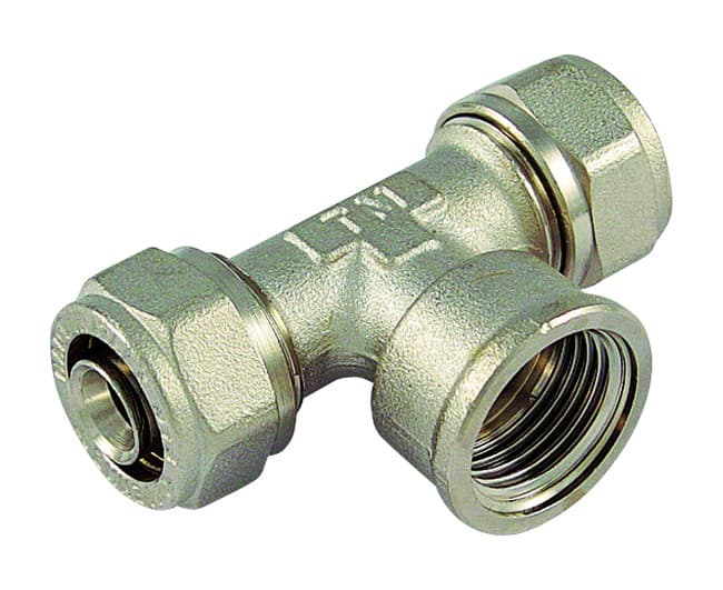 Raccordo Tee Femmina per Tubo Multistrato al Cobrapex ½ Tiemme Raccorderie - 2