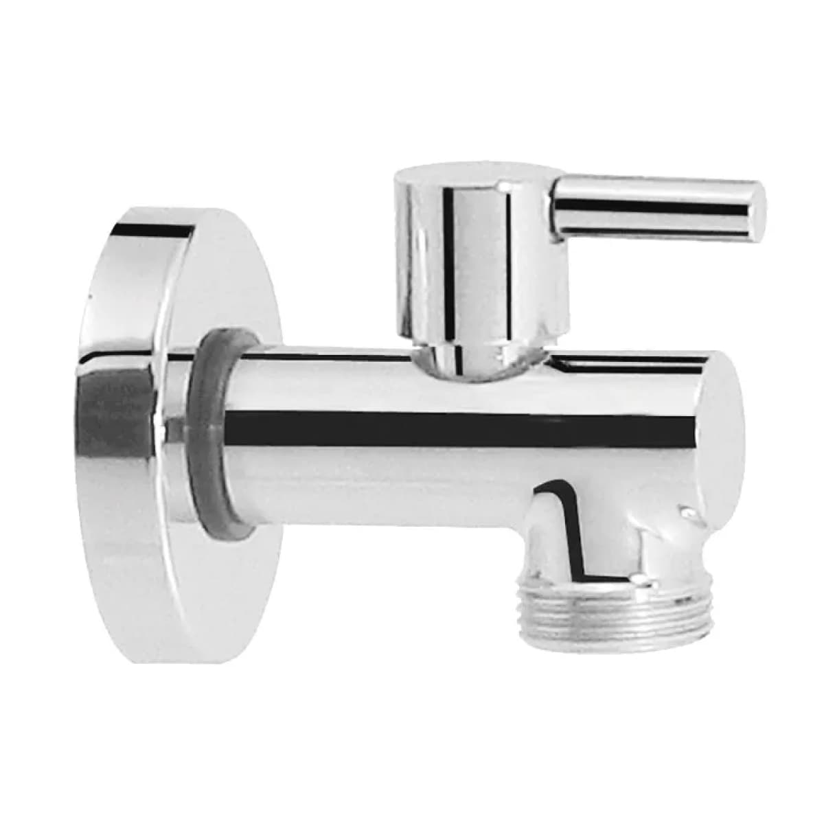 Rubinetto Mignon Lavatrice a Sfera con Rosone Minimal ½ x ¾ Va Albertoni - 2
