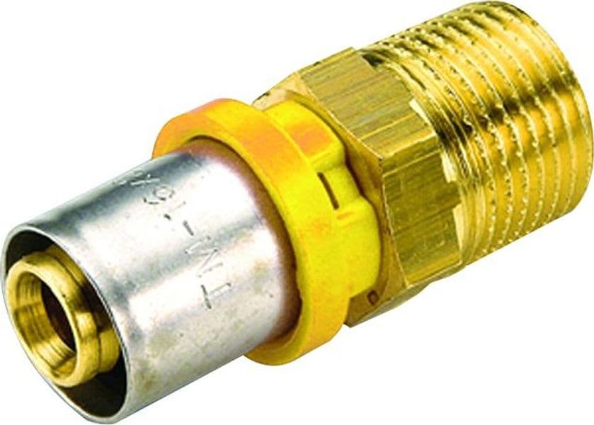 Raccordo Diritto Maschio per Tubo Multistrato Pressare Tiemme 26501 220 - 2