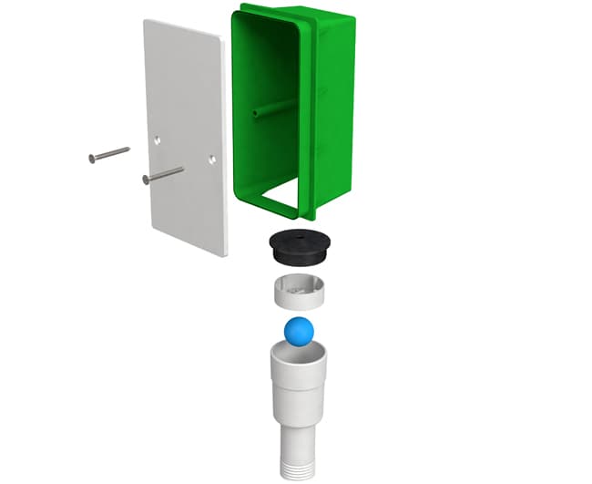 Sifone Scarico Condensa da Incasso a Muro Copernico Scarico 1 Bonomini - 2