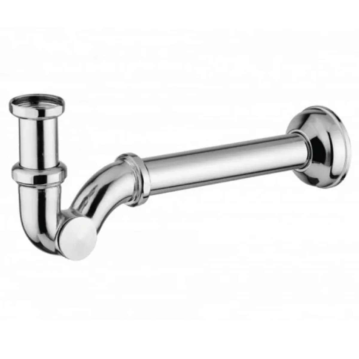 Sifone a Esse Ottone Cromato Senza Piletta 1 Fratelli Giacomini - 2