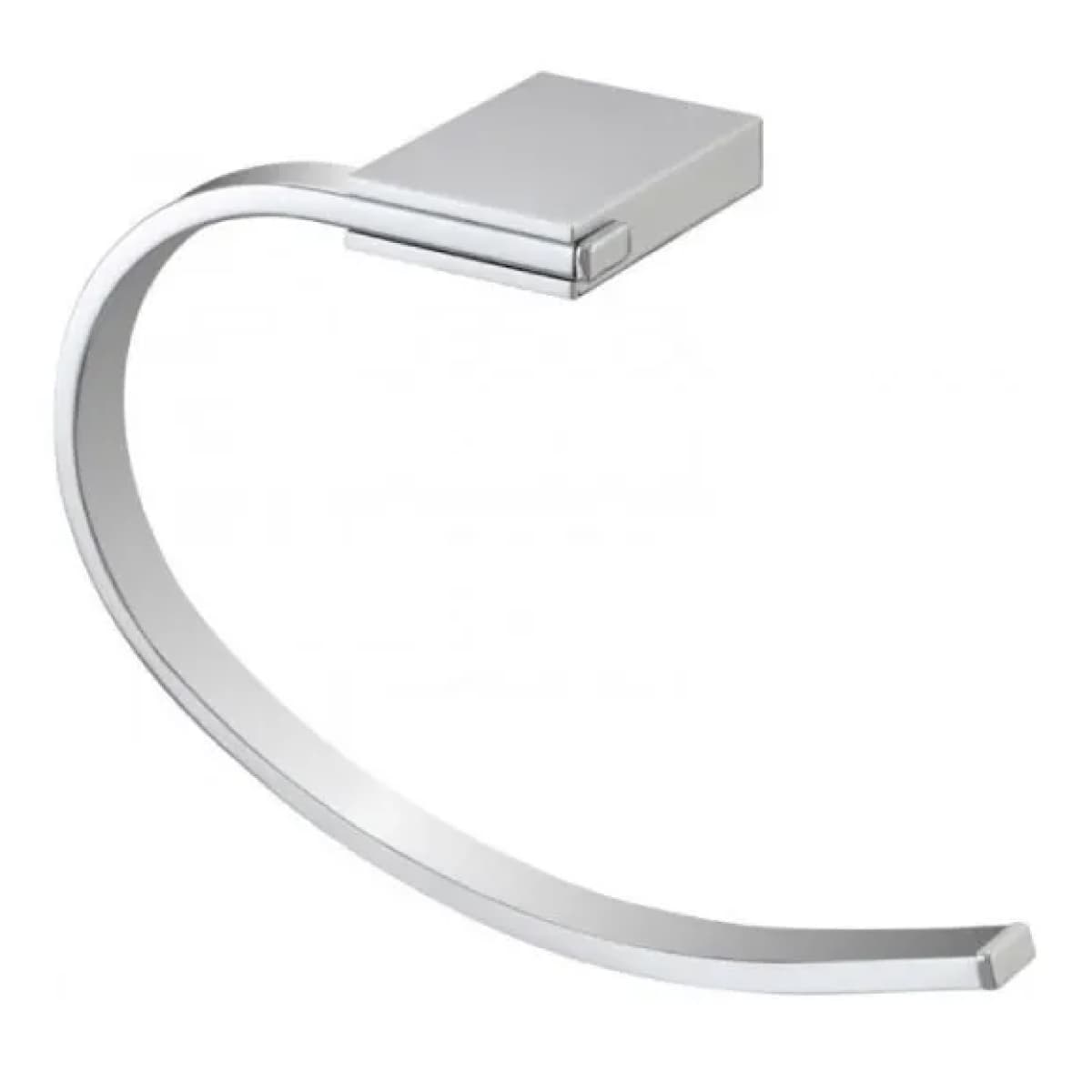 Portasalviette ad Anello in Acciaio Cromato Futura Dim. Cm (LXP):12 x BRAND - 2