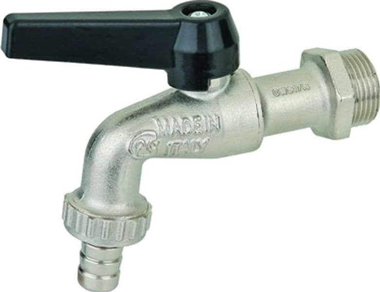 Rubinetto Portagomma a Sfera con Leva 3/4 Valvosanitaria Bugatti