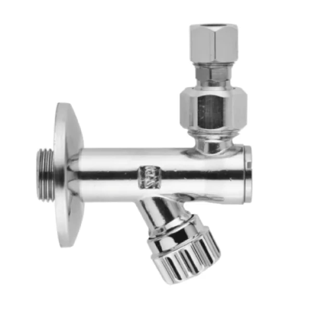 Rubinetto Sottolavabo a Vitone in Ottone Cromato con Filtro e Snodo ½ ZAGI - 2