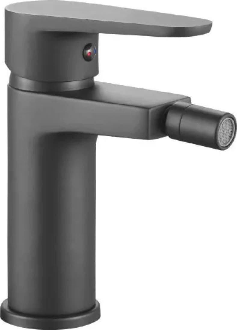 Rubinetto Miscelatore Monocomando per Bidet Nero Opaco Pink 2 Nero Opaco - 2
