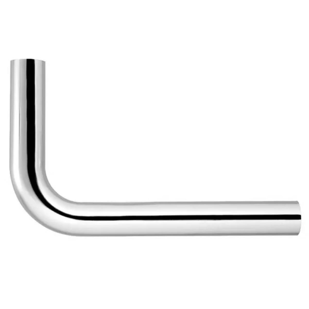 Canotto Curvo a 90 ° in Ottone Cromato Ø 30 x 150 x 250 - 2