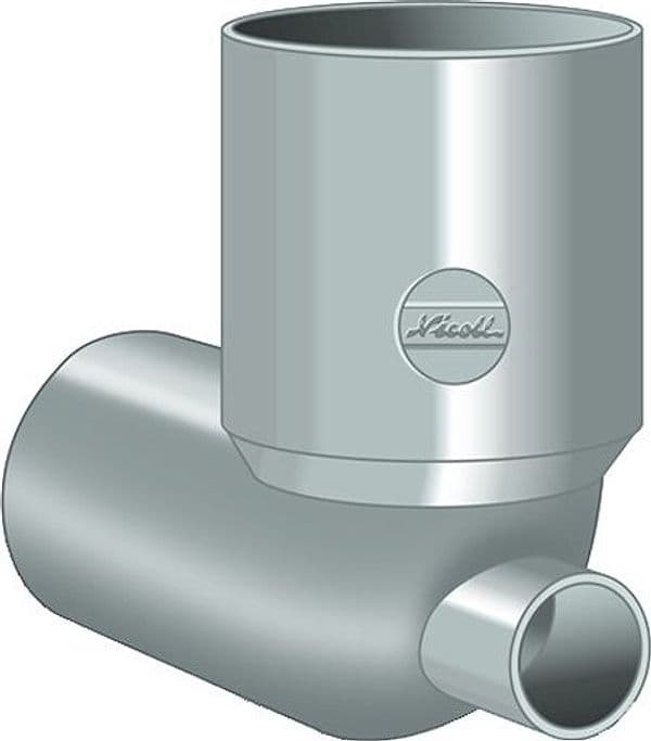 Curva Scarico WC con Attacco Frontale Ø 100 x 40 NICOLL - 2