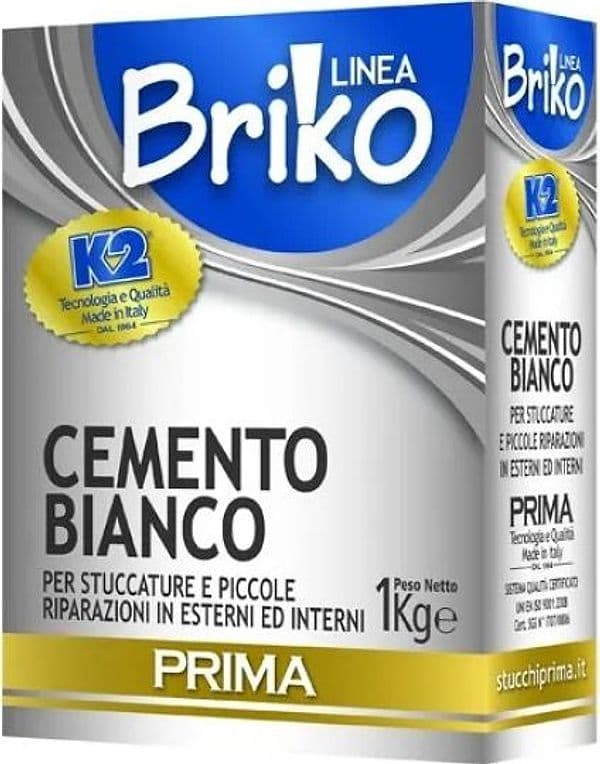 Cemento Bianco per Stuccare 1 kg PRIMA - 2